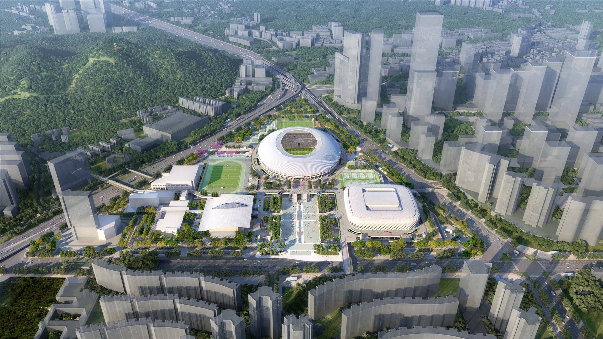 深圳市体育中心全景
